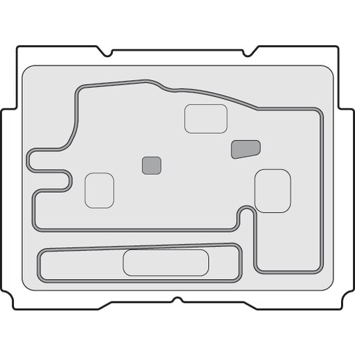 BERA Clic+ Innlegg Multikutter STL BOT